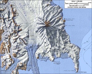 Map of Mount Melbourne