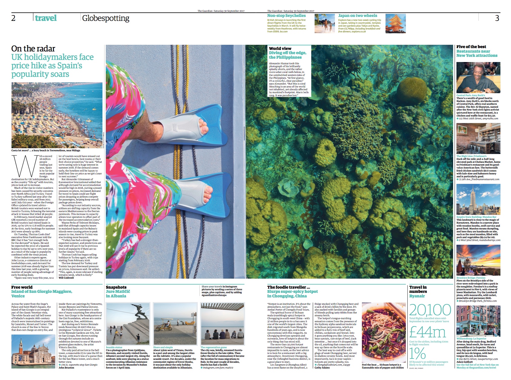 guardian travel section